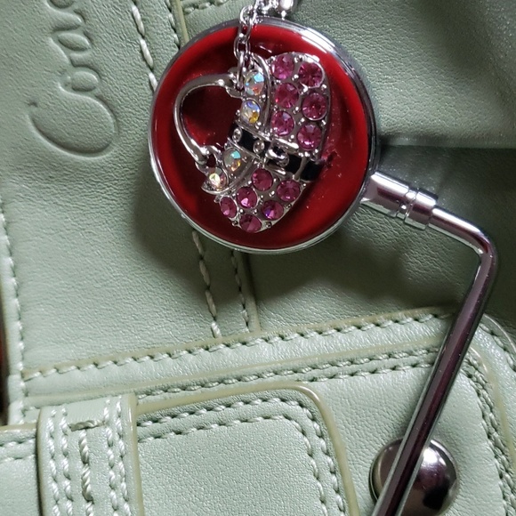 Metallic Accessories - PURSE HOOK. Jewelled Purse/Bag Hook. Protect your investment. (BIN 008)